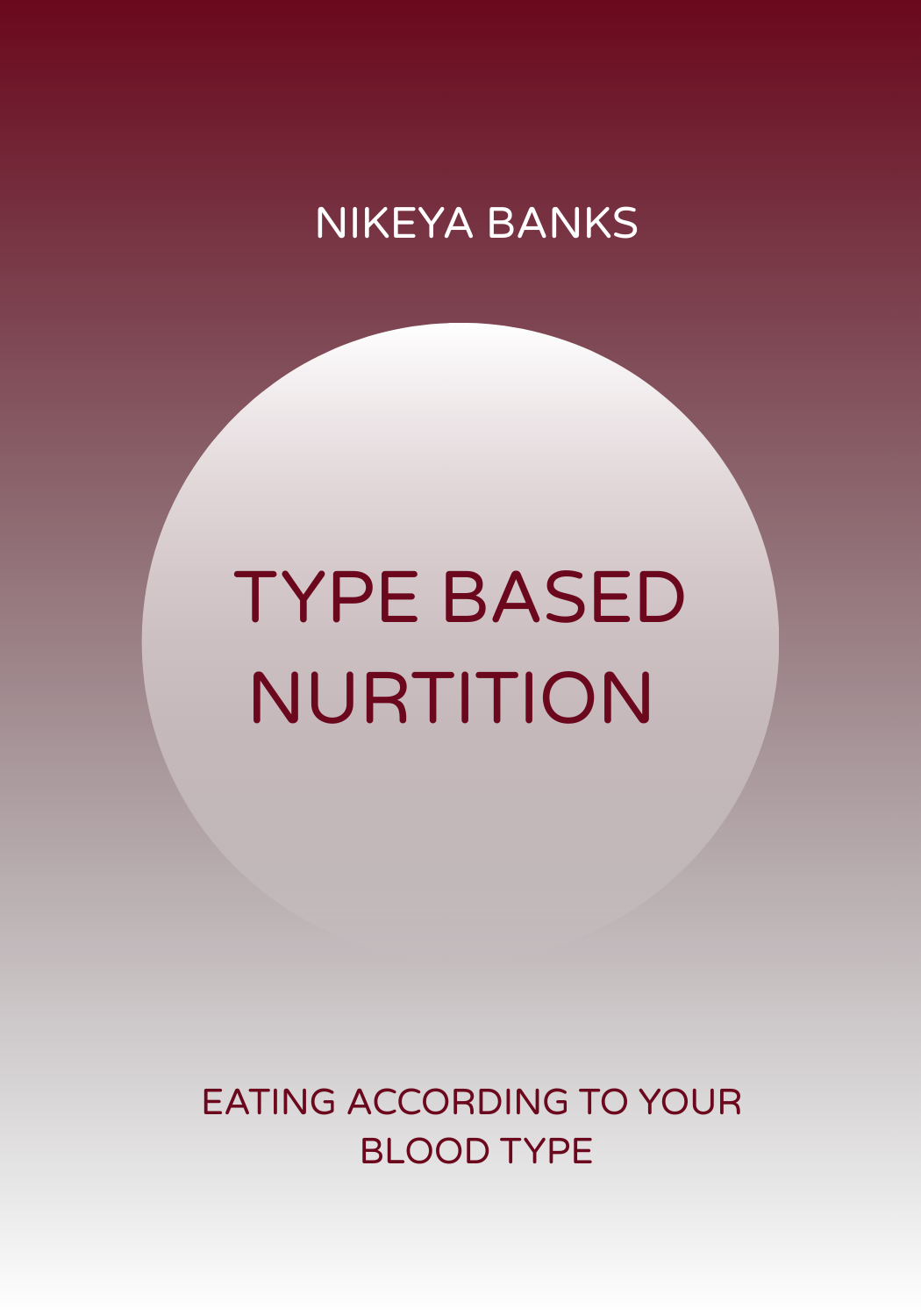 Type Based Nutrition: Eating According to Your Blood Type Blood Type