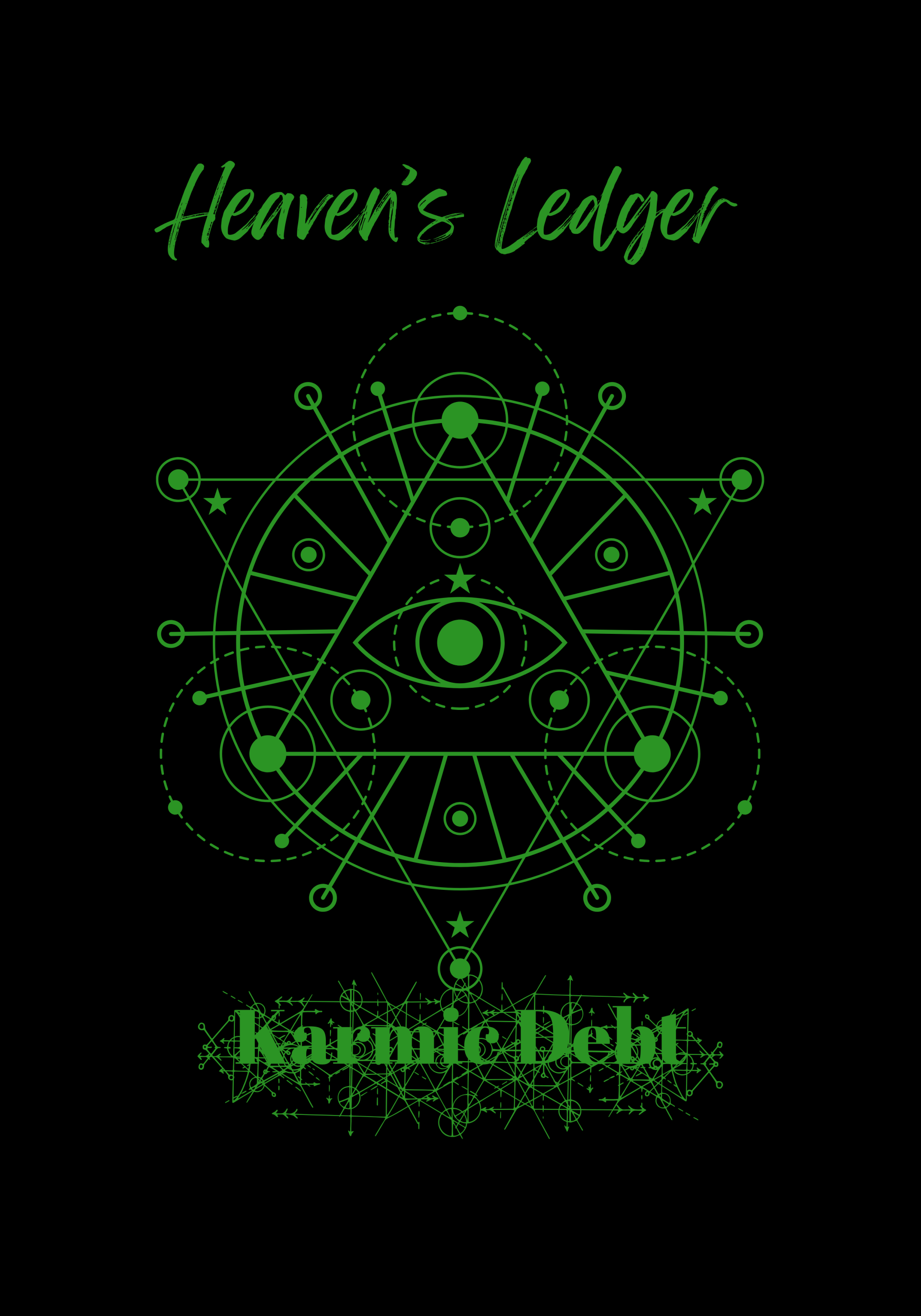 Heaven's Ledger: Karmic Debt Cards (2.75" × 4.75") Heaven’s Ledger: Karmic Debt Oracle
