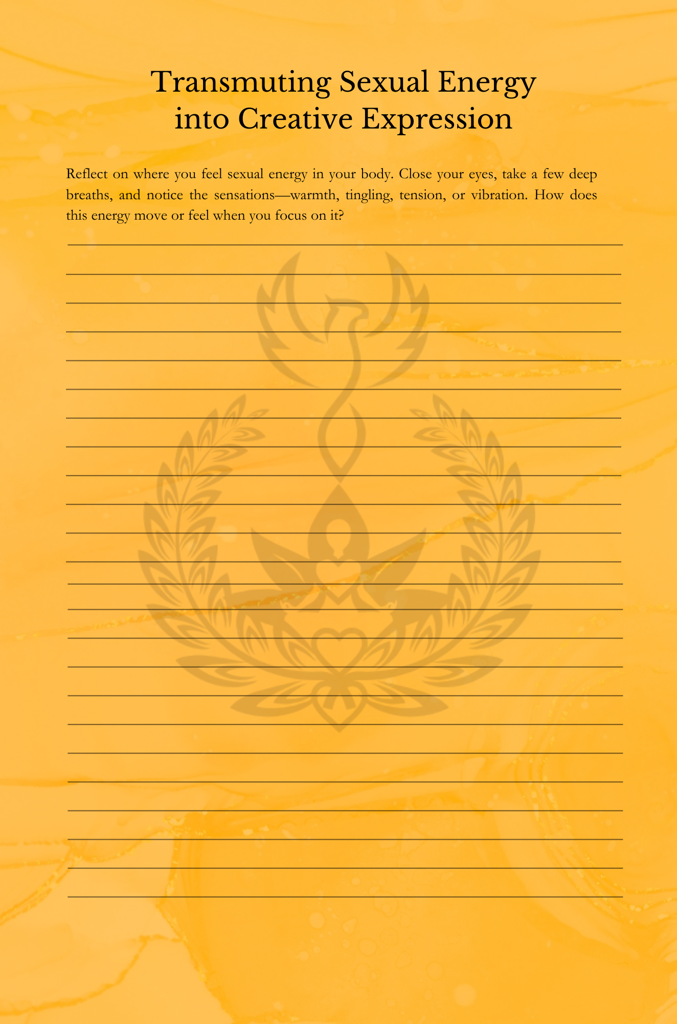 The Sexual Energy for Creativity Digital Workbook The Sexual Energy for Creativity Digital Workbook - Image 3