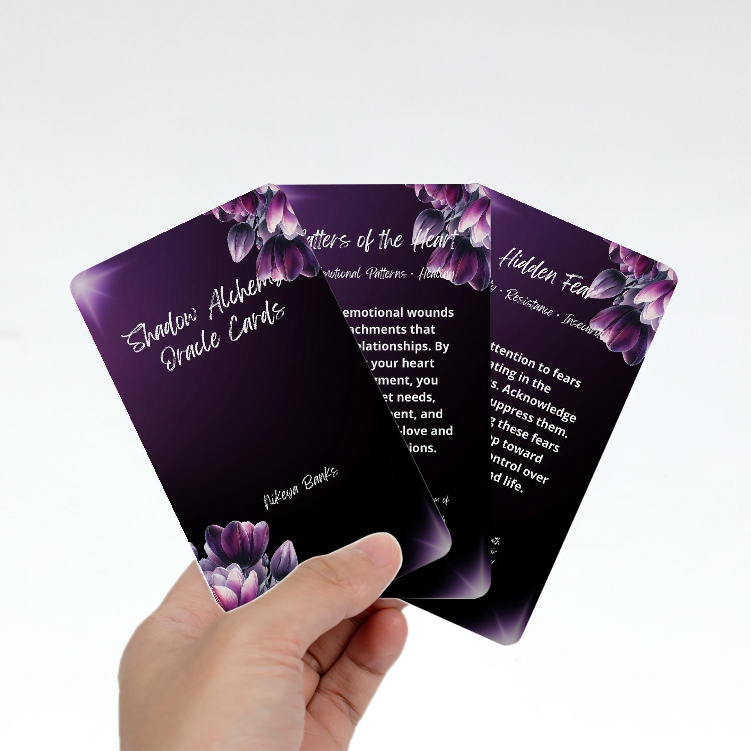 Shadow Alchemy Healing Oracle Cards (2.75" × 4.75") Shadow Alchemy Healing Oracle Cards (2.75" × 4.75") - Image 2