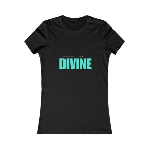 I am the Divine Neon Blue Tee