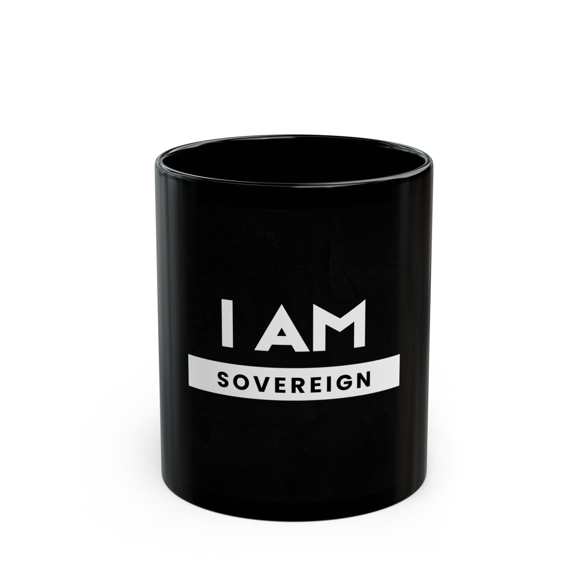 I am Sovereign Black Ceramic Mug (11oz) I am Sovereign Black Ceramic Mug (11oz)