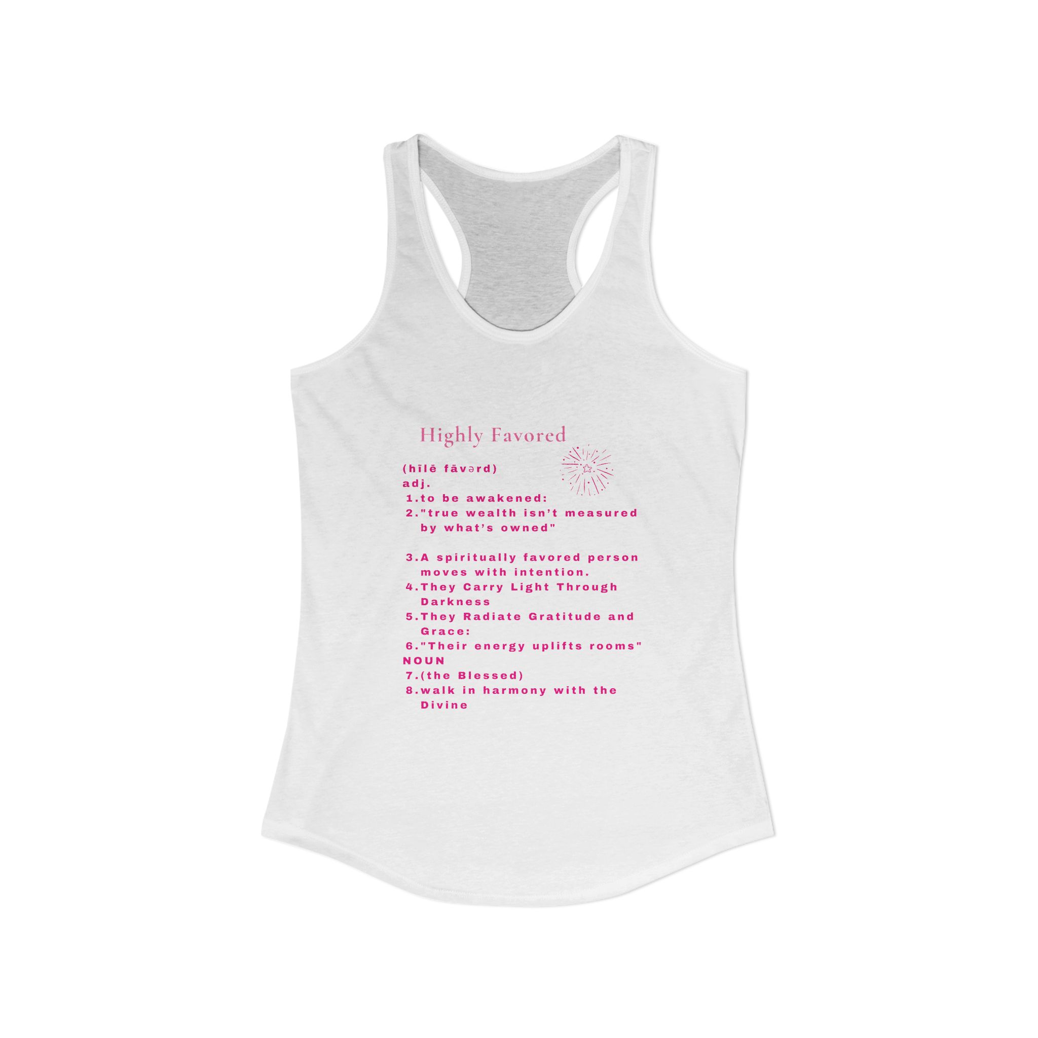 Highly Favored Pink Tank Highly Favored Pink Tank - Image 2