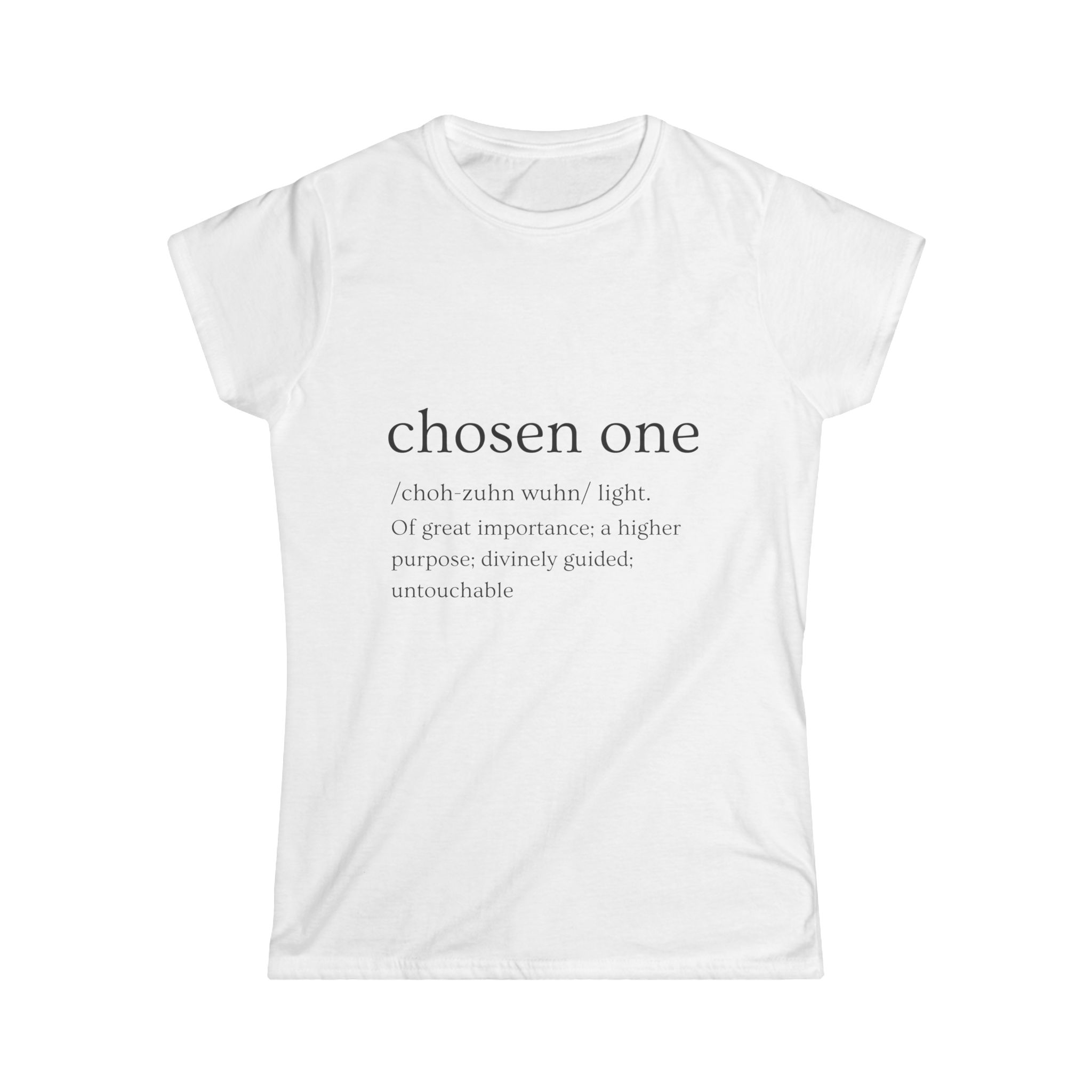 A Chosen One Black Tee A Chosen