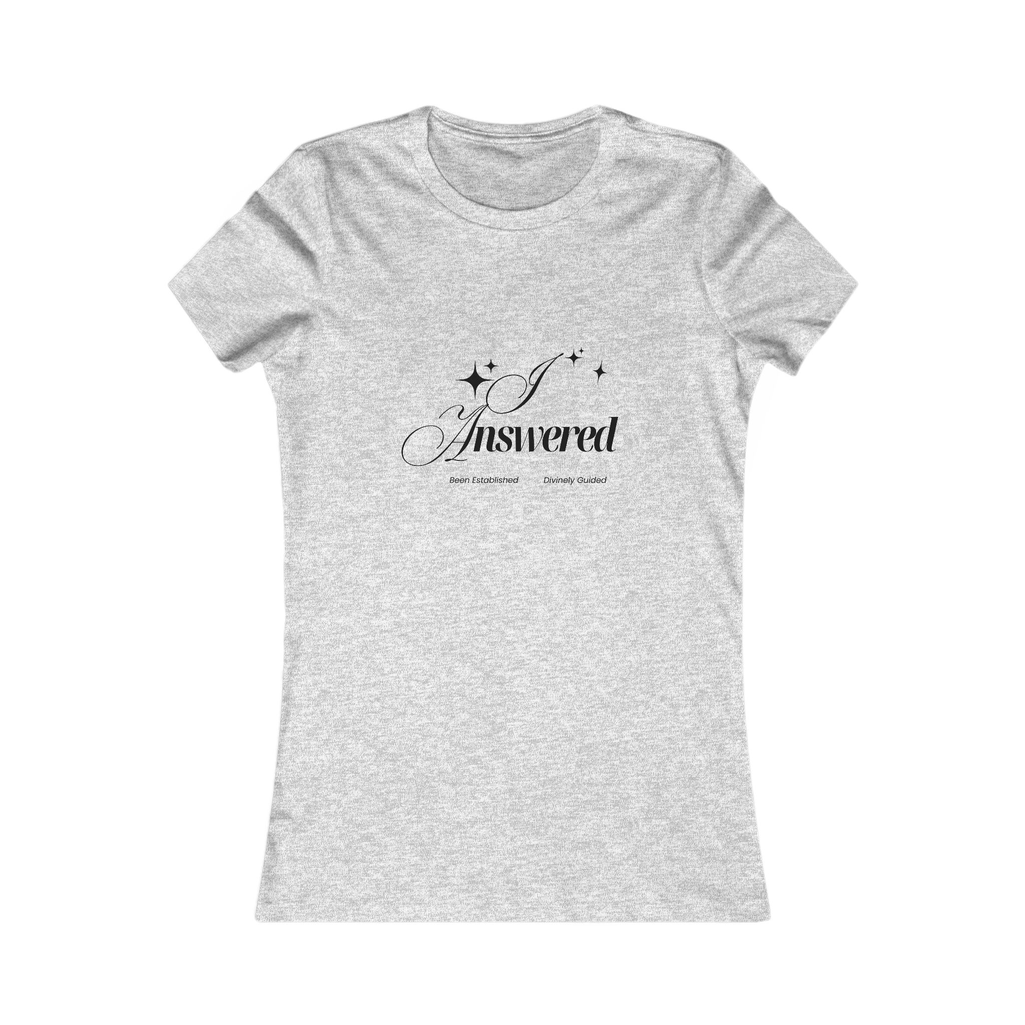 I Answered Black Tee I Answered Black Tee - Image 11