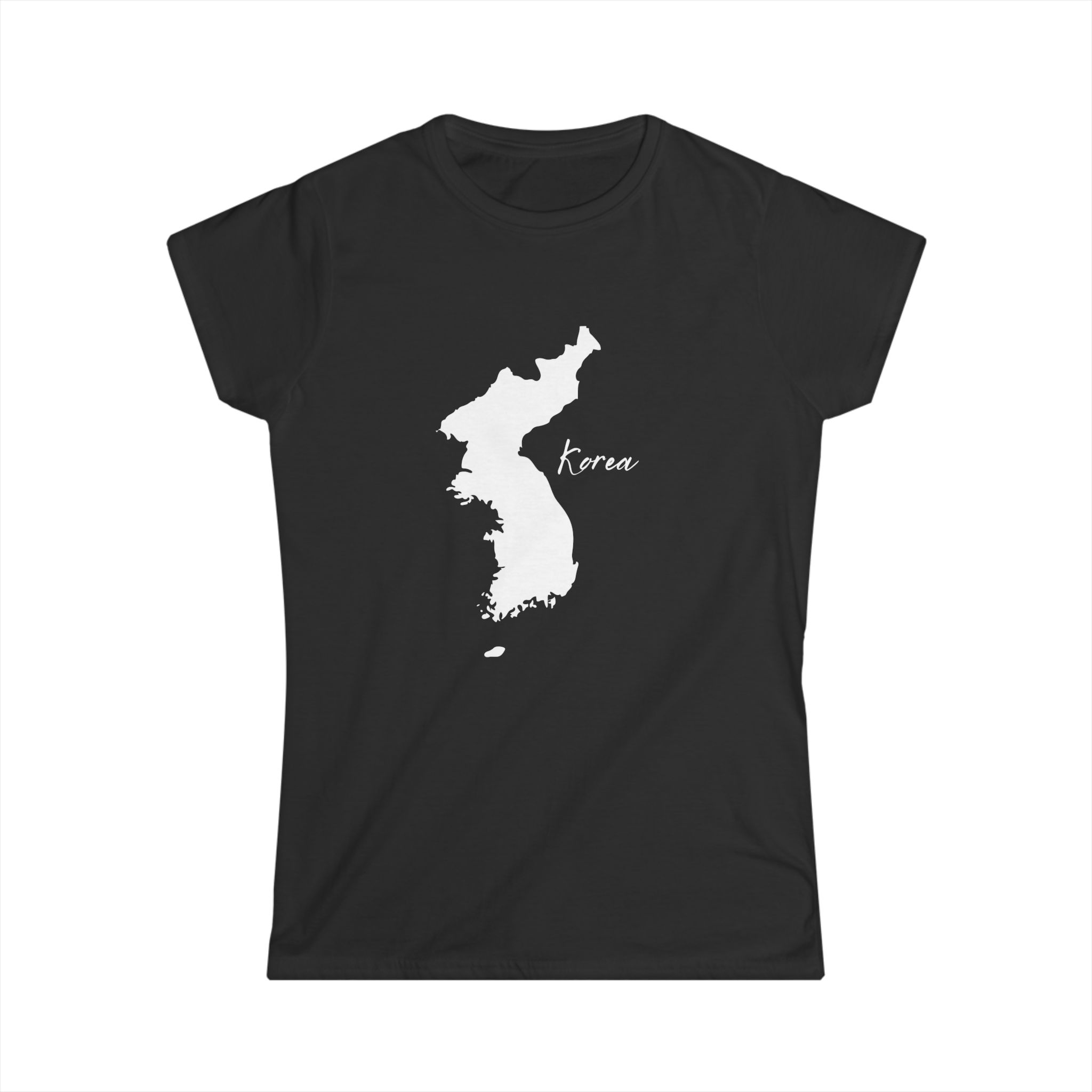 On the Map Korea White Tee Korea