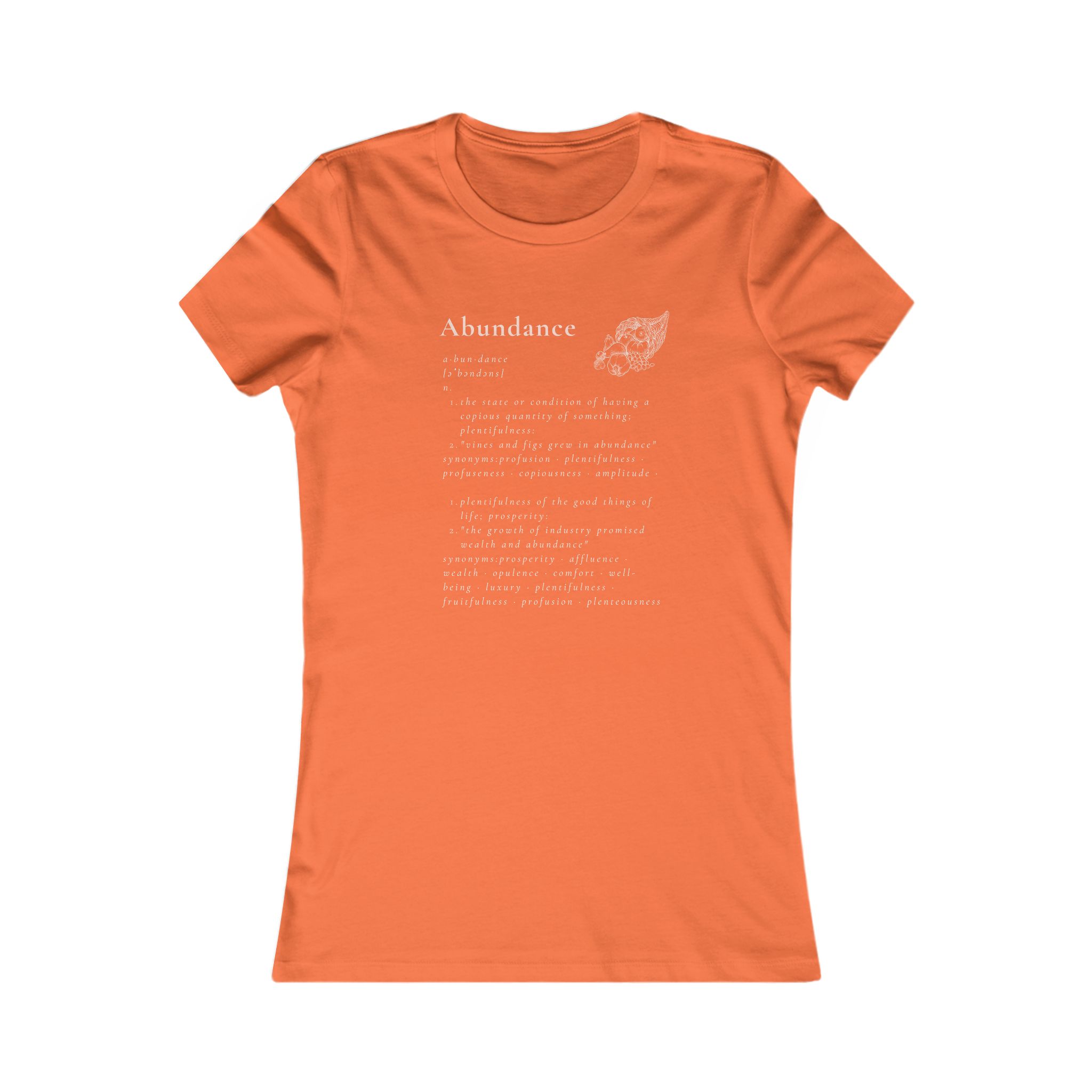 Full of Abundance White Tee Full of Abundance White Tee