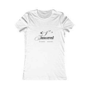 I Answered Black Tee