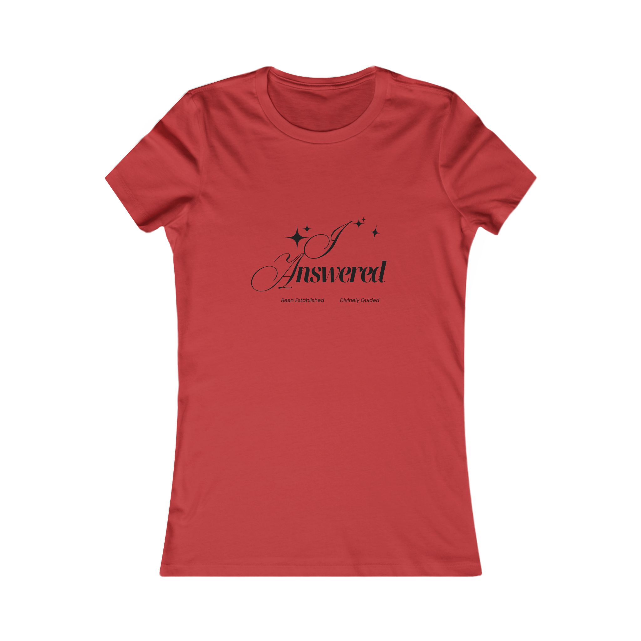 I Answered Black Tee I Answered Black Tee - Image 19