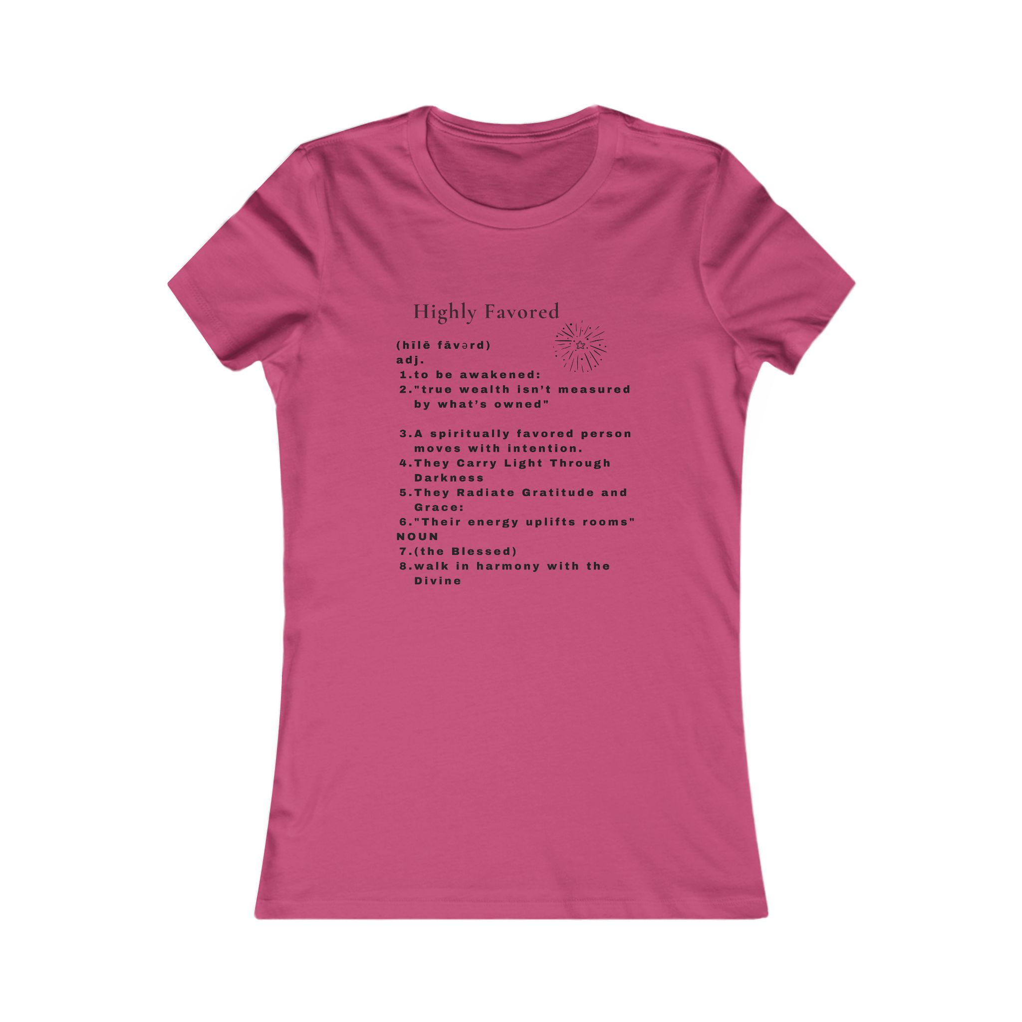 Highly Favored Black Tee Highly Favored Black Tee - Image 15