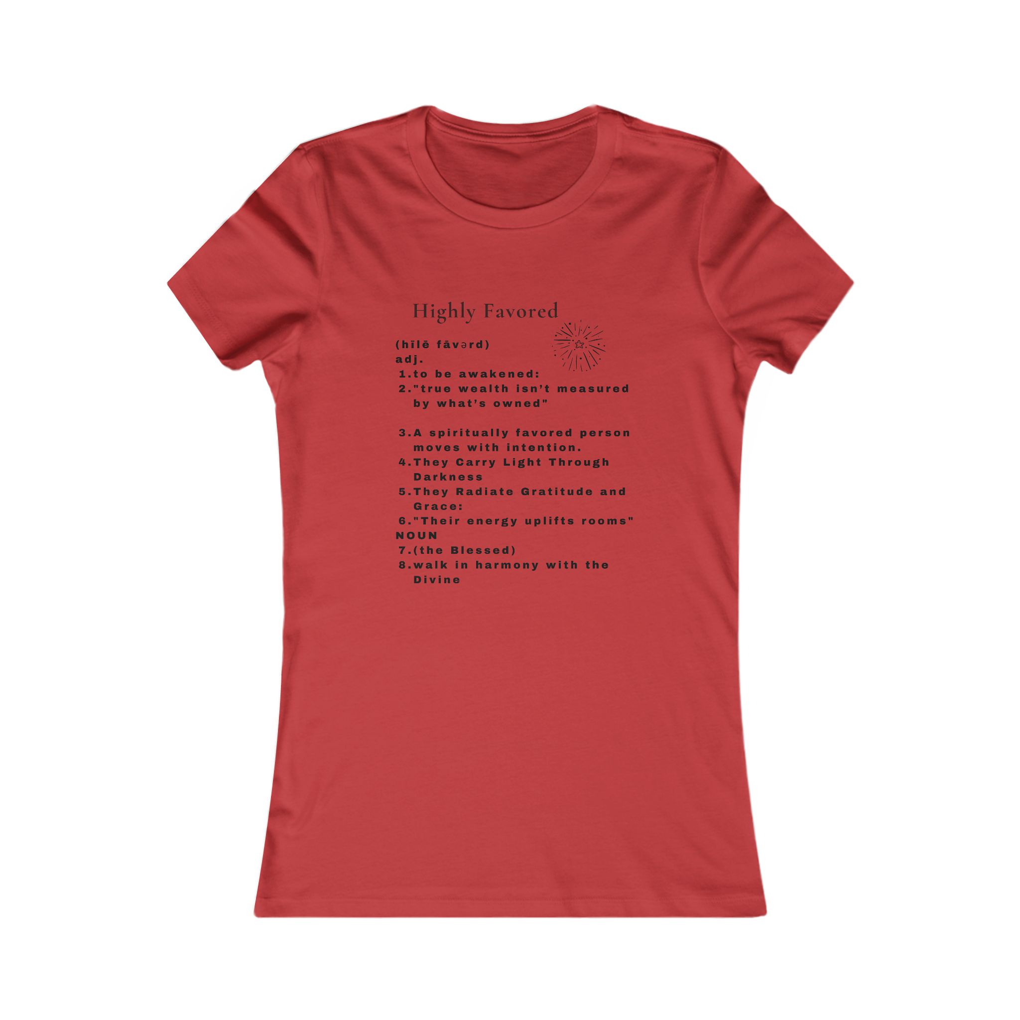 Highly Favored Black Tee Highly Favored Black Tee - Image 17