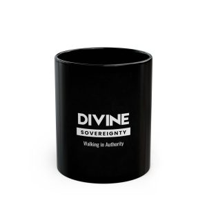 Walk in Authority Black Mug