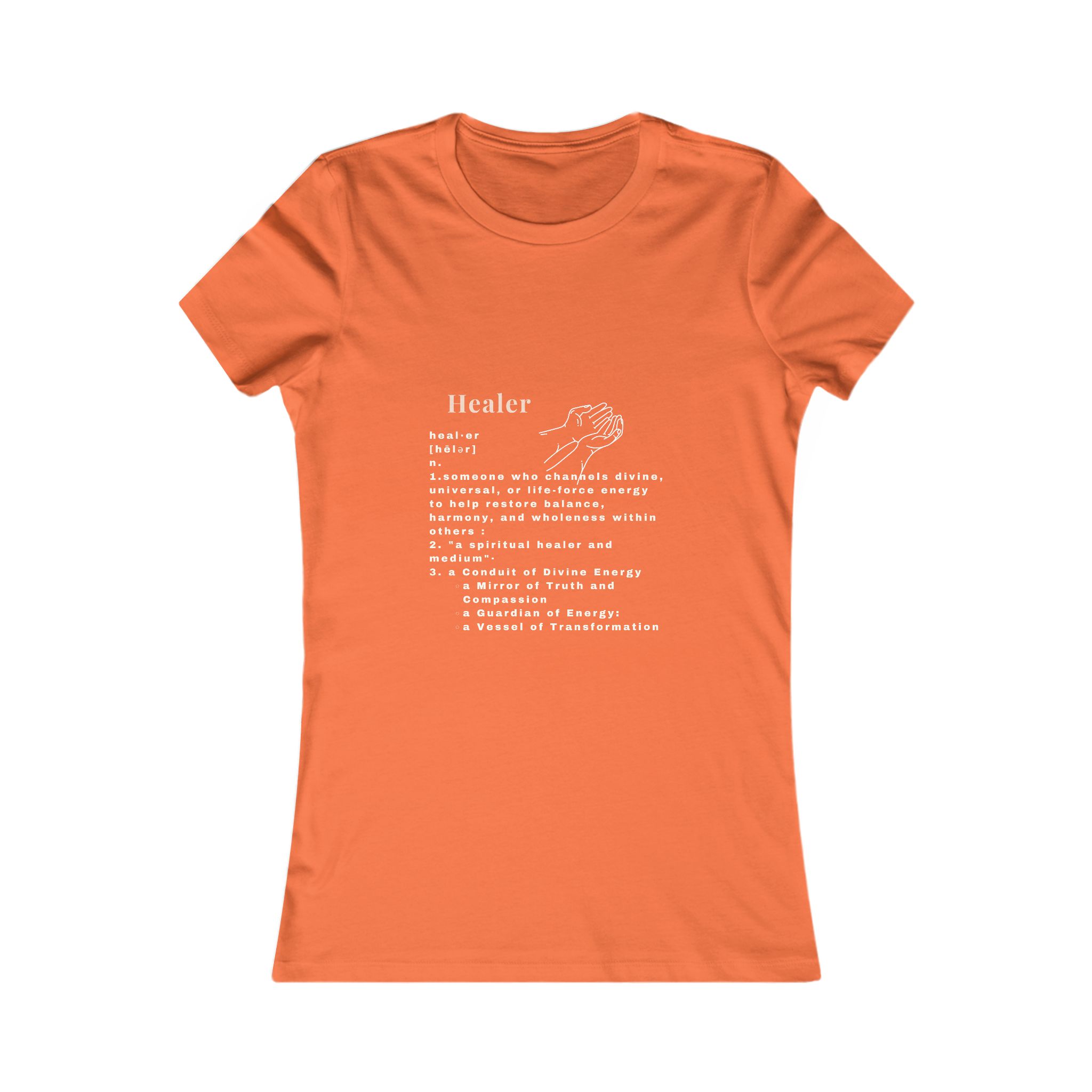 Definition of a Spiritual Healer White Tee Definition of a Spiritual Healer White Tee - Image 3