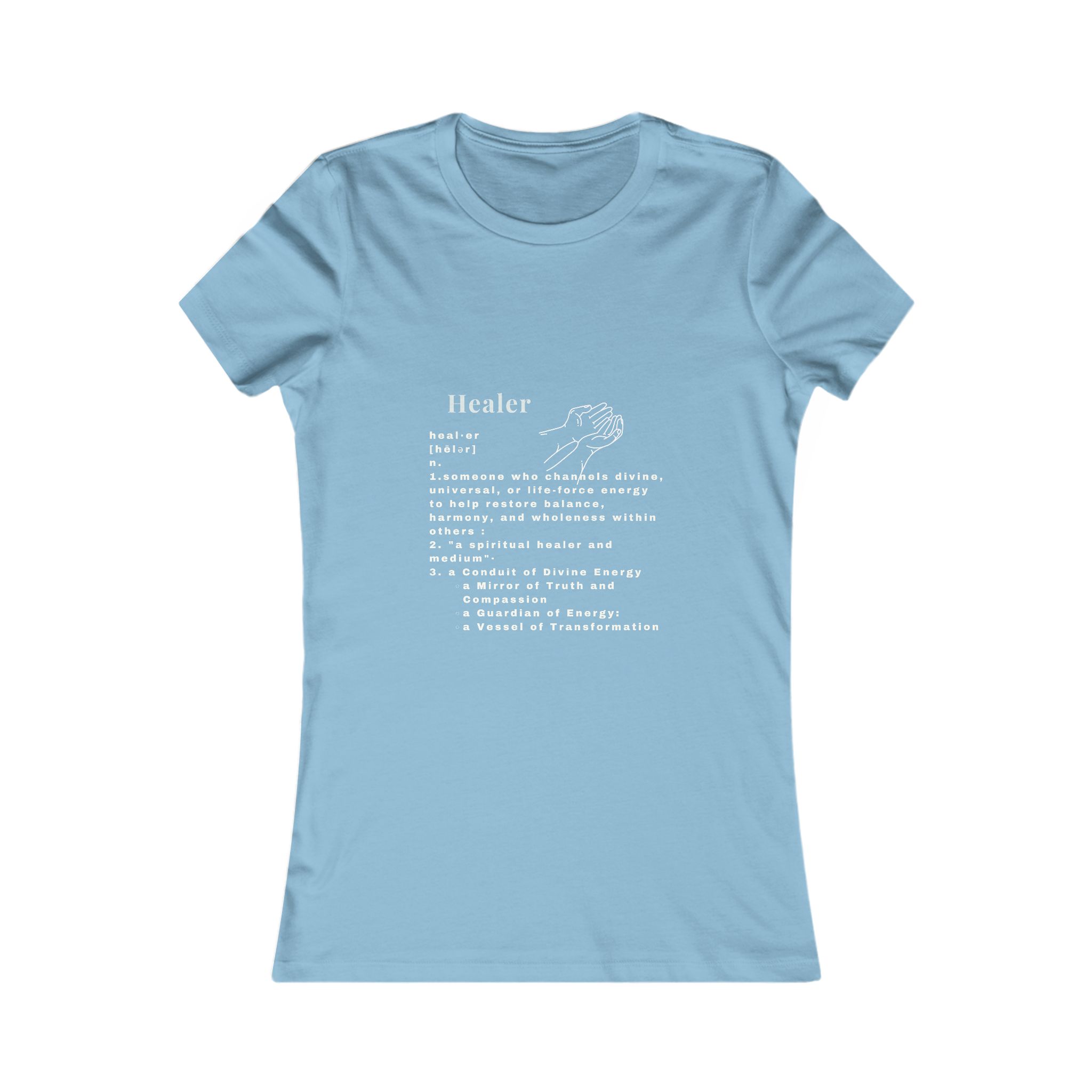 Definition of a Spiritual Healer White Tee Definition of a Spiritual Healer White Tee - Image 27