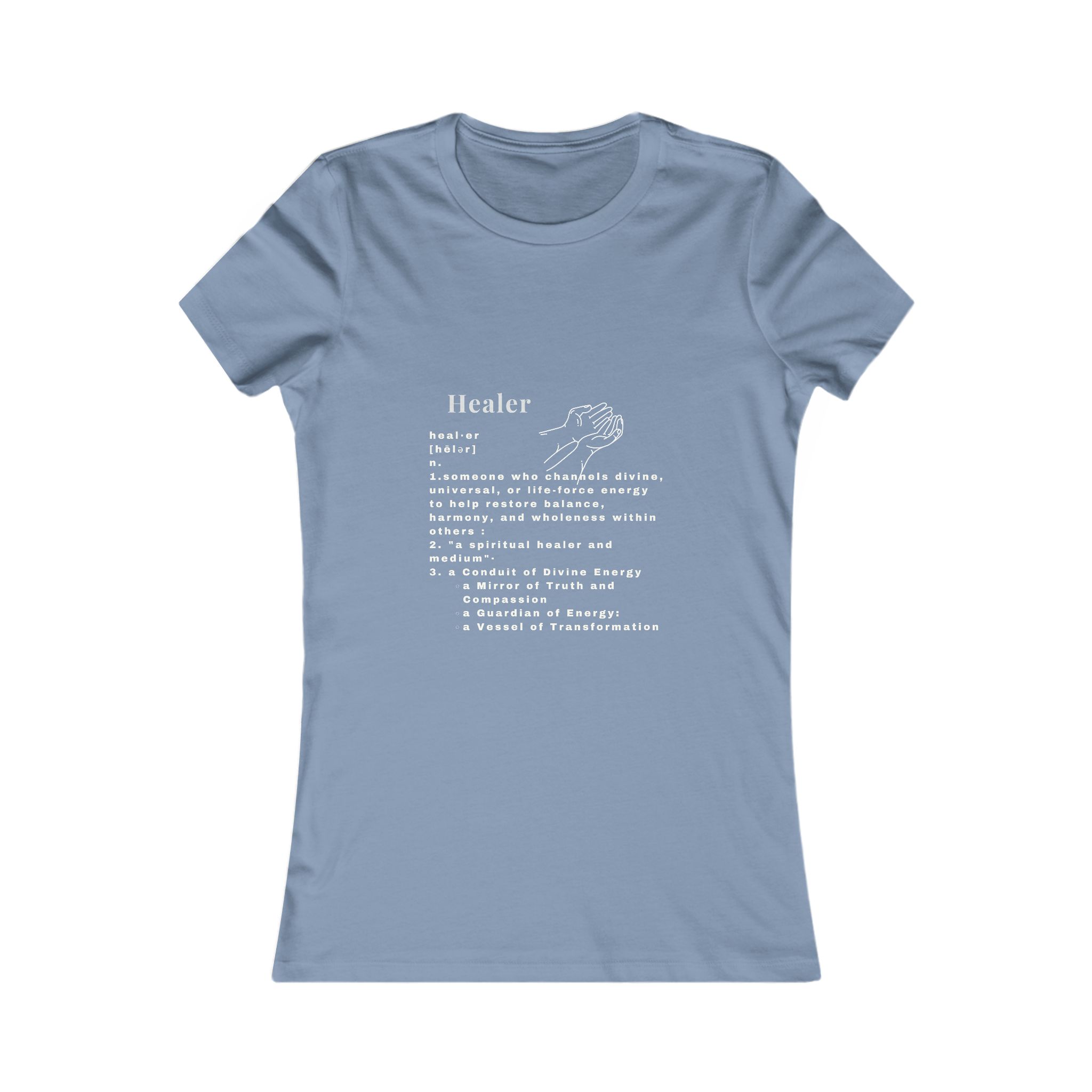 Definition of a Spiritual Healer White Tee Definition of a Spiritual Healer White Tee - Image 29