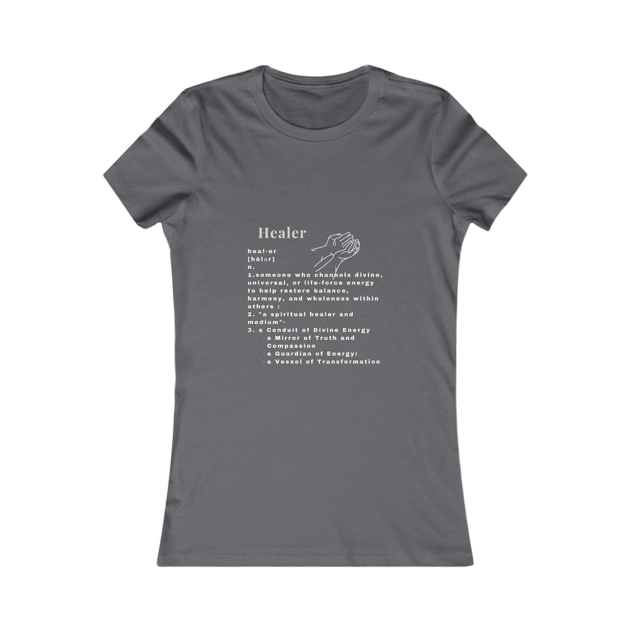 Definition of a Spiritual Healer White Tee Definition of a Spiritual Healer White Tee - Image 31