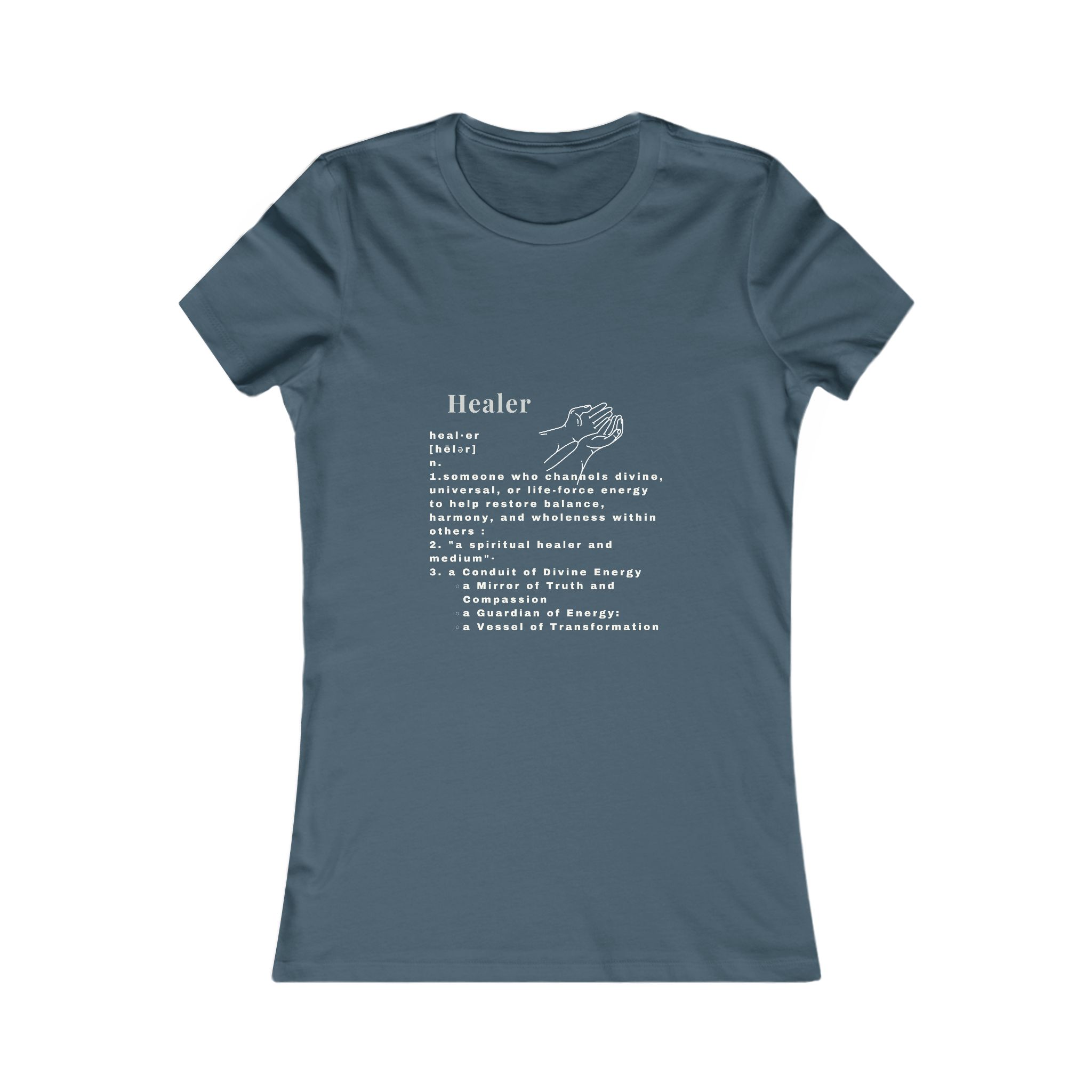 Definition of a Spiritual Healer White Tee Definition of a Spiritual Healer White Tee - Image 33
