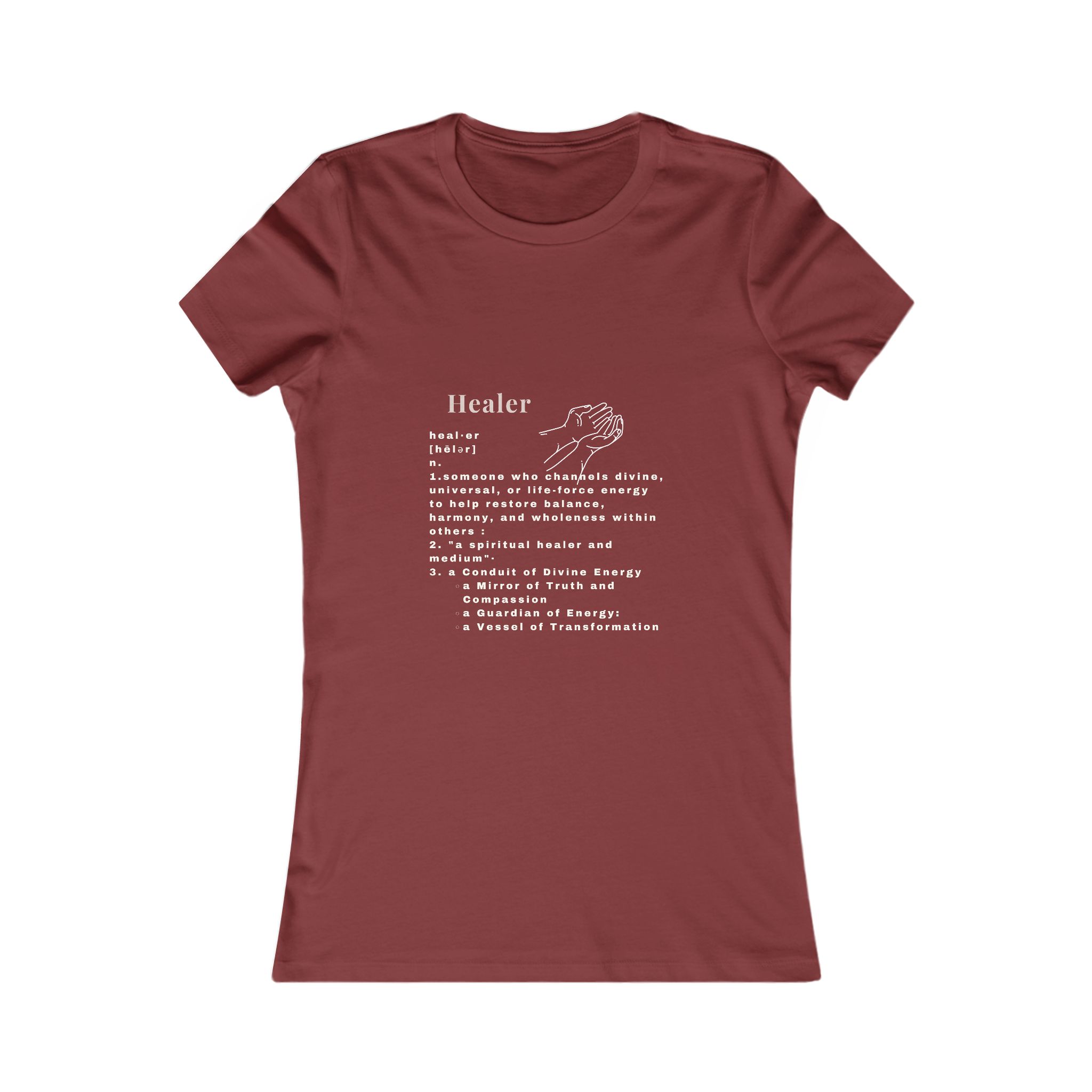 Definition of a Spiritual Healer White Tee Definition of a Spiritual Healer White Tee - Image 35
