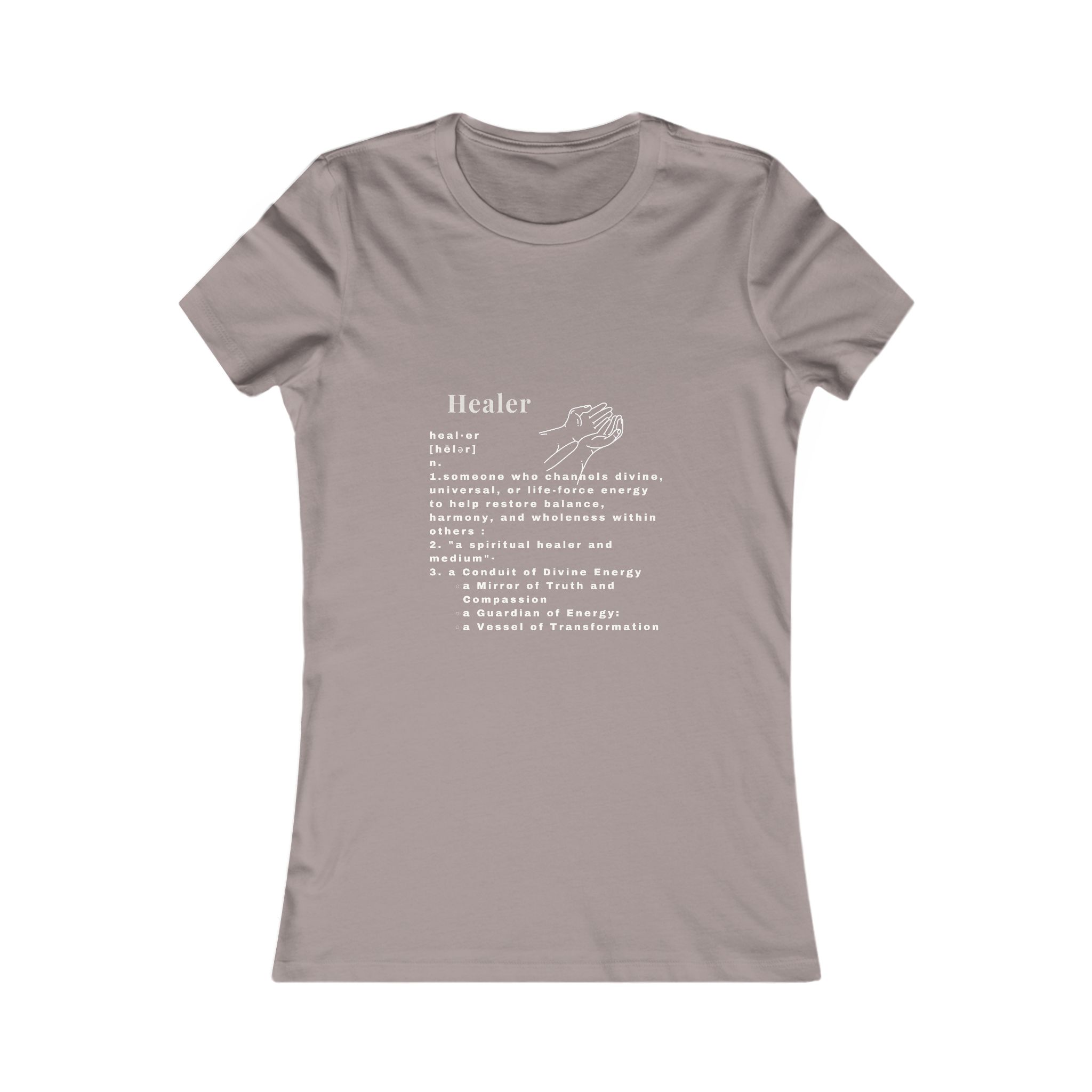 Definition of a Spiritual Healer White Tee Definition of a Spiritual Healer White Tee - Image 5