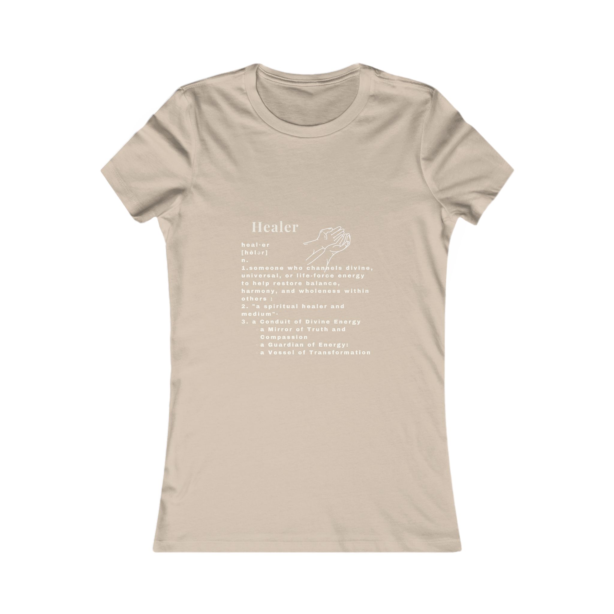 Definition of a Spiritual Healer White Tee Definition of a Spiritual Healer White Tee - Image 11