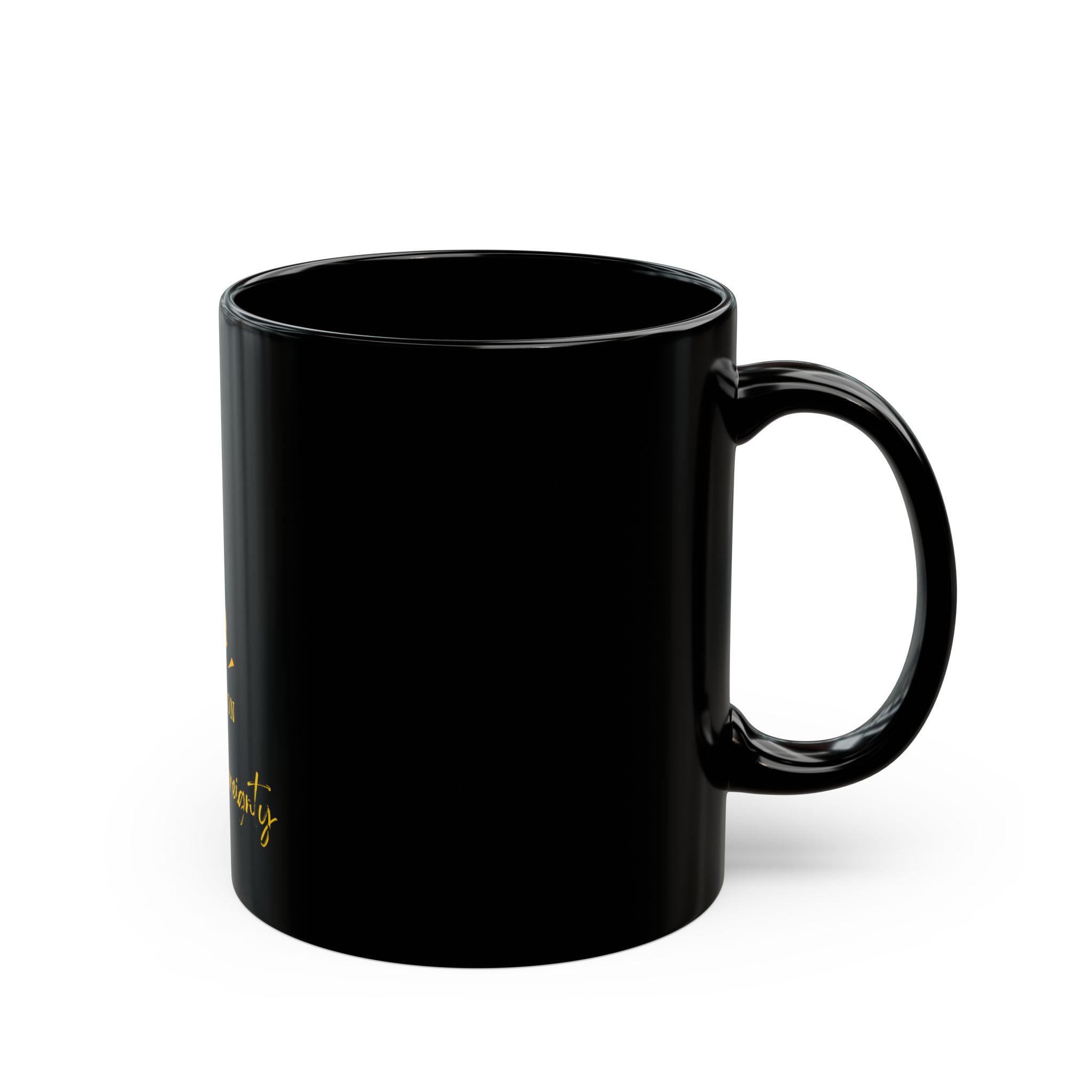 Ascension in Gold Black Mug Ascension in Gold Black Mug - Image 2