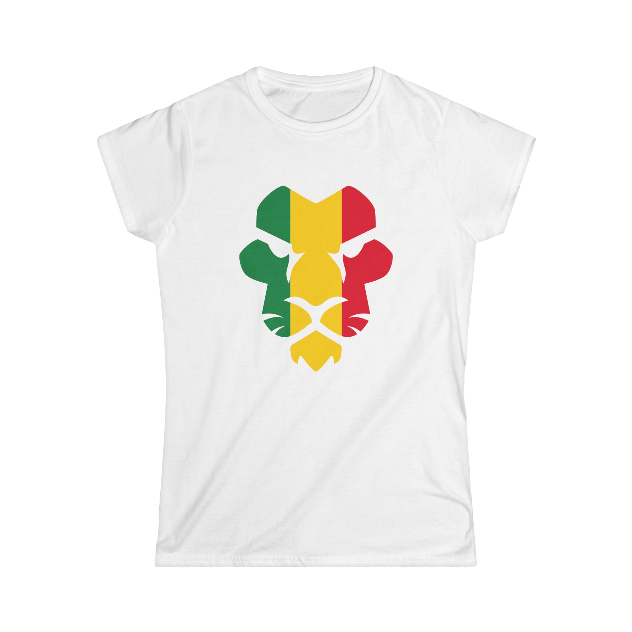 Lion Head Rasta Flag Tee Lion Head
