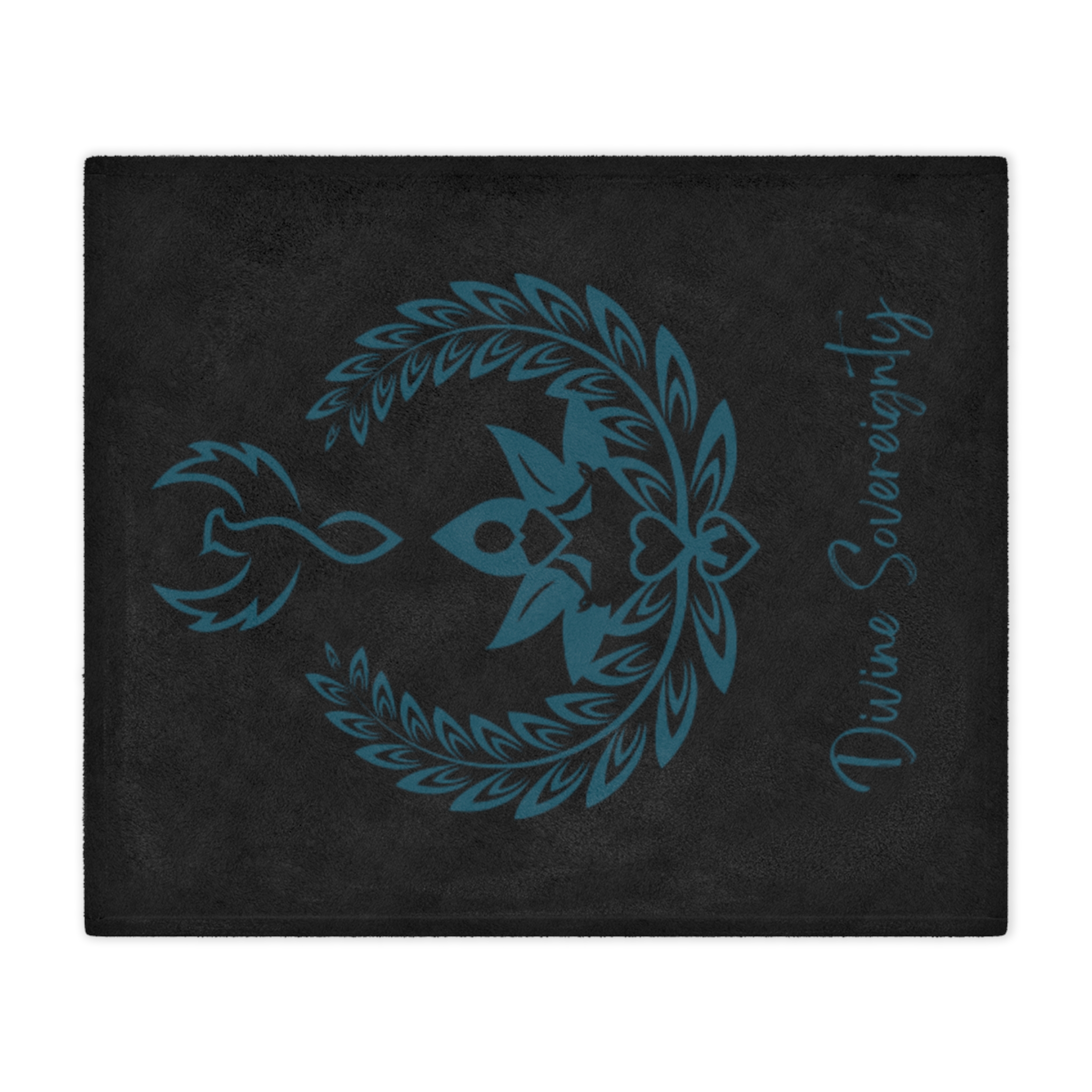 Divine Sovereignty Blue Minky Blanket Divine Sovereignty Blue Minky Blanket - Image 2
