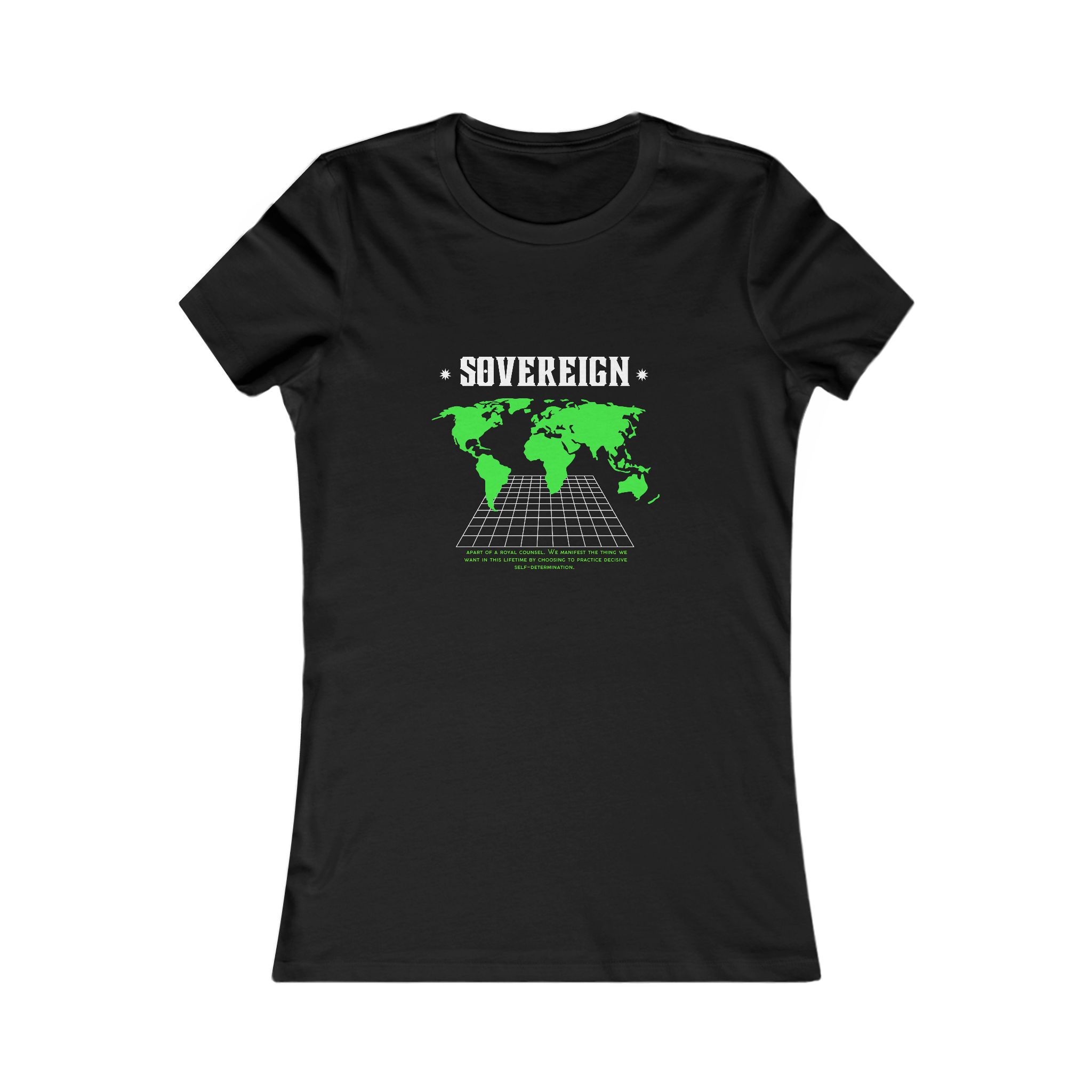 Sovereign World Neon Green Tee Sovereign World Neon Green Tee