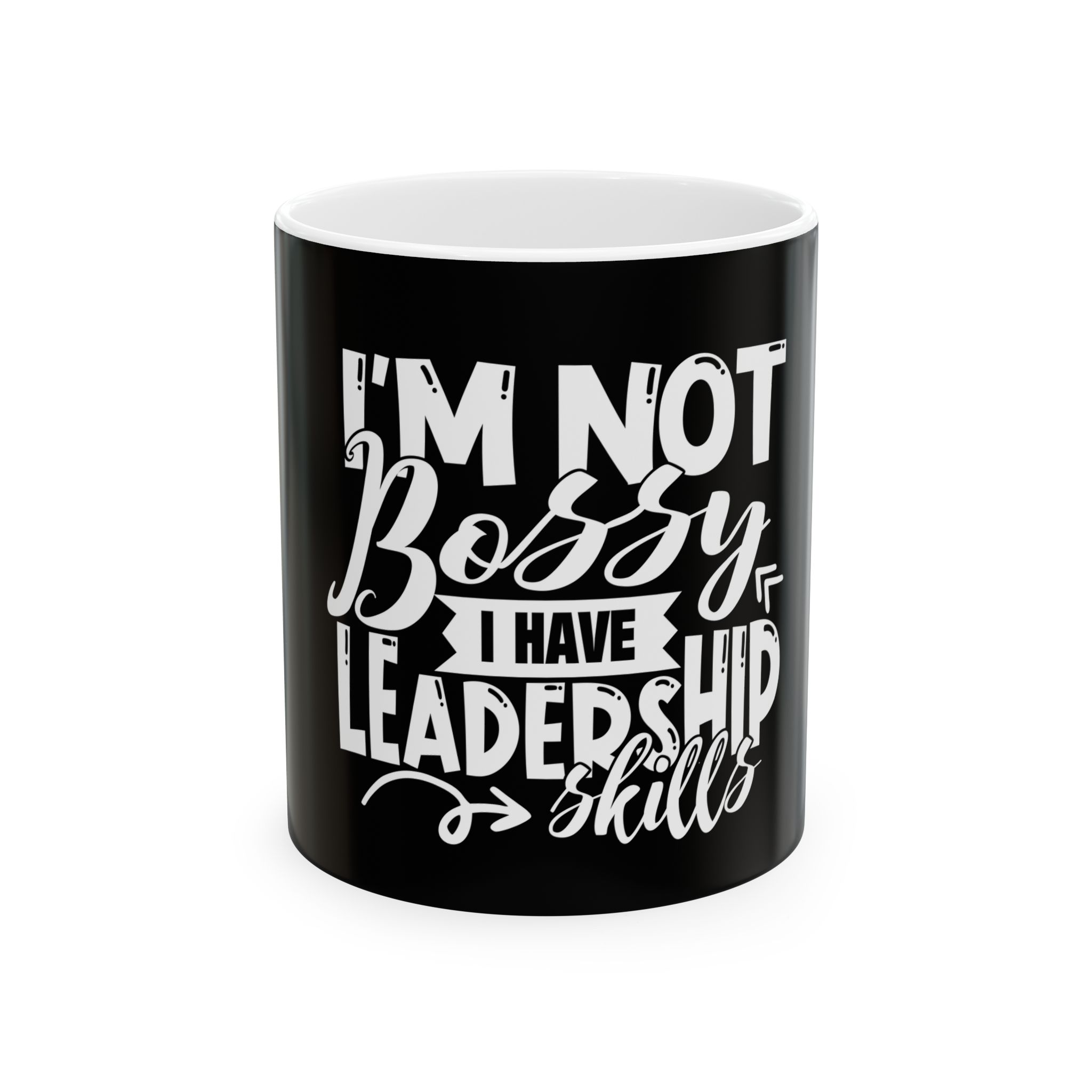 Leadership Black & White Mug Leadership Black & White Mug