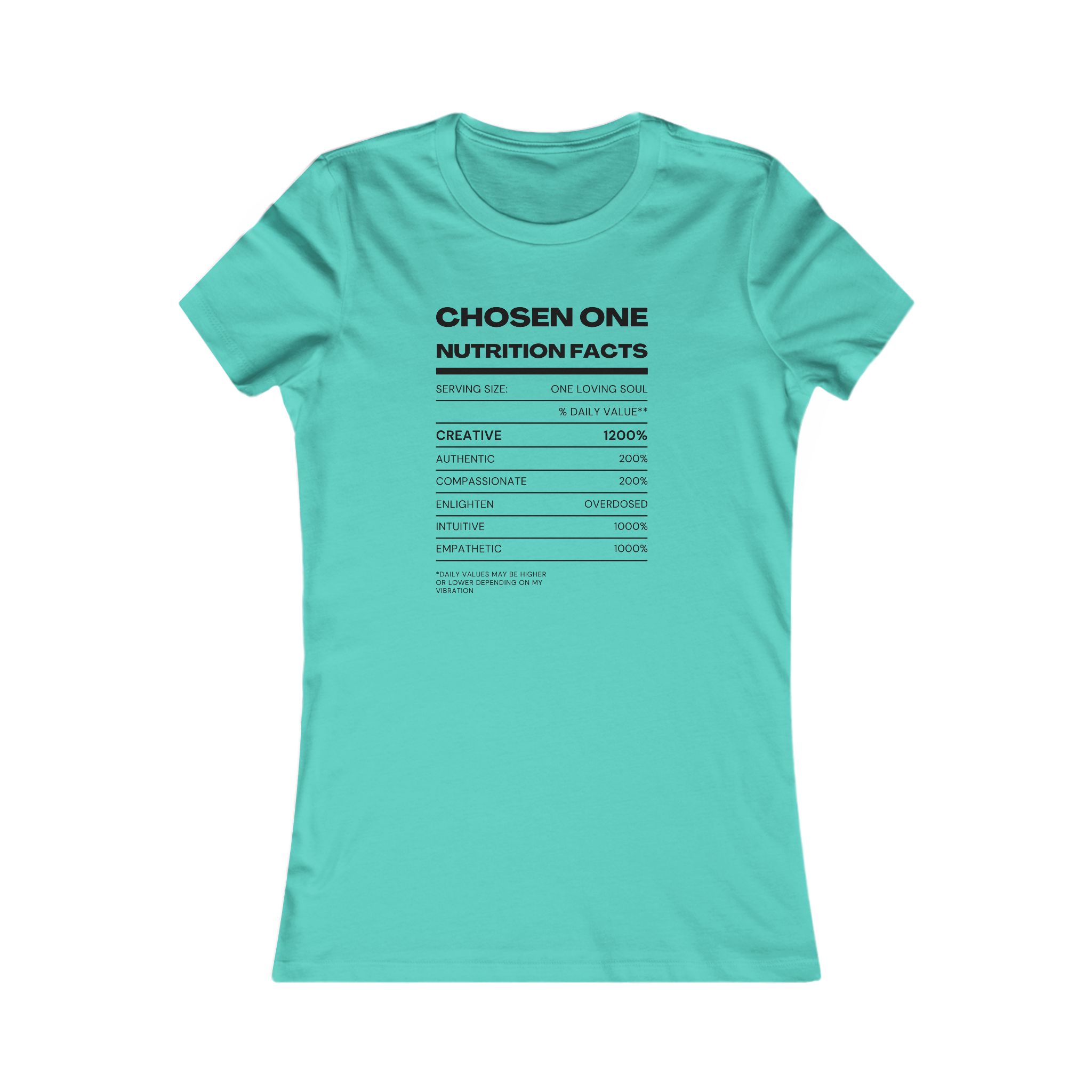 Chosen One Nutrition Facts Tee Chosen One Nutrition Facts Tee - Image 7