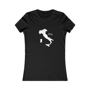 On the Map Italy White Tee