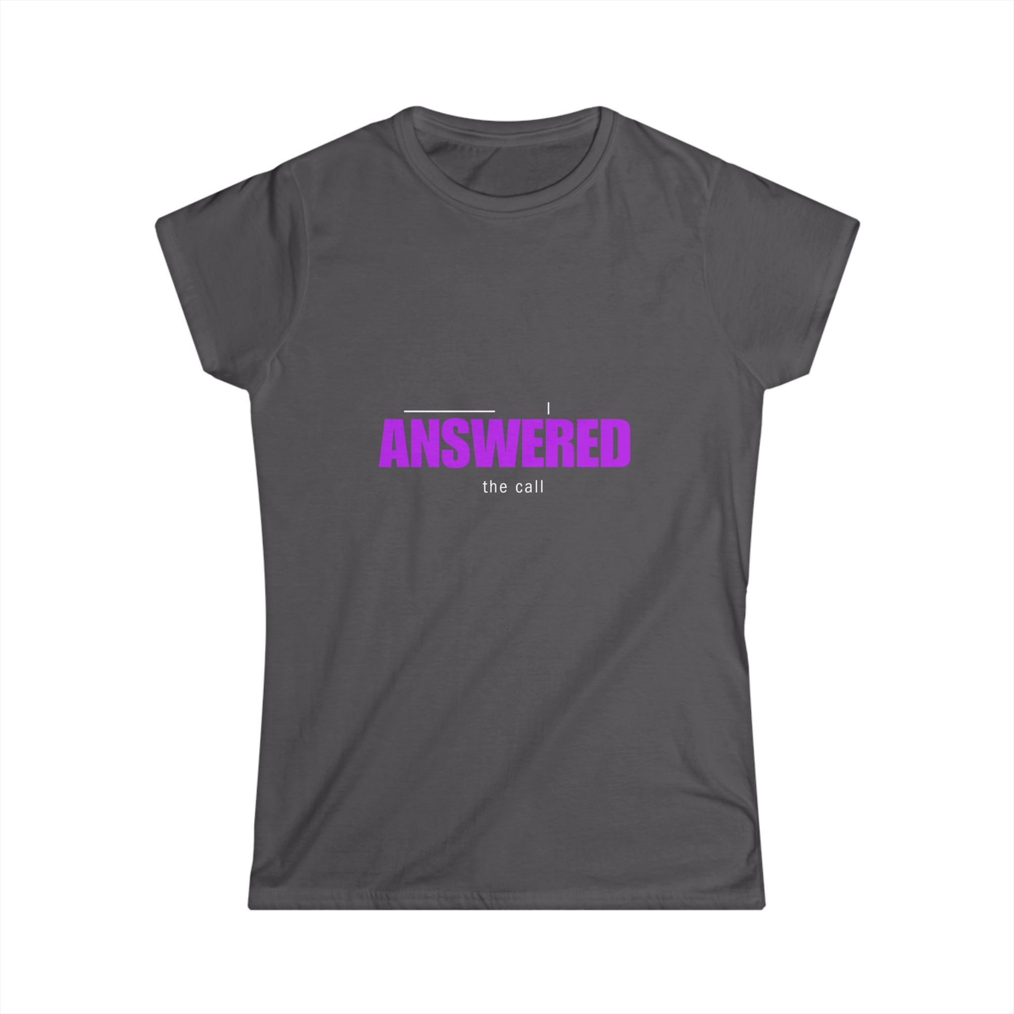 I Answered the Call Neon Purple Tee I Answered the Call Neon Purple Tee - Image 9