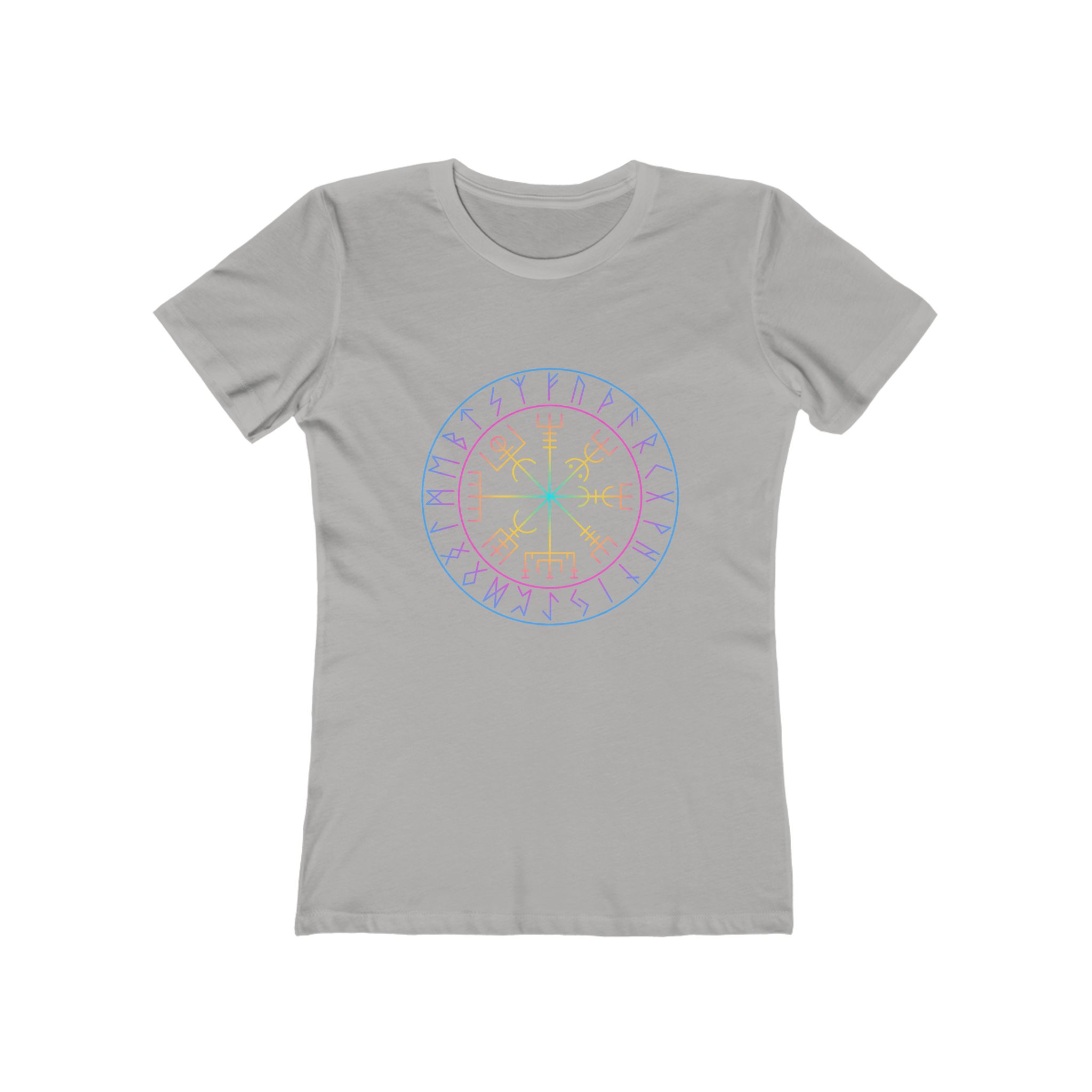 Viking Vegvisir Compass Rainbow Tee Viking Vegvisir Compass Rainbow Tee - Image 5