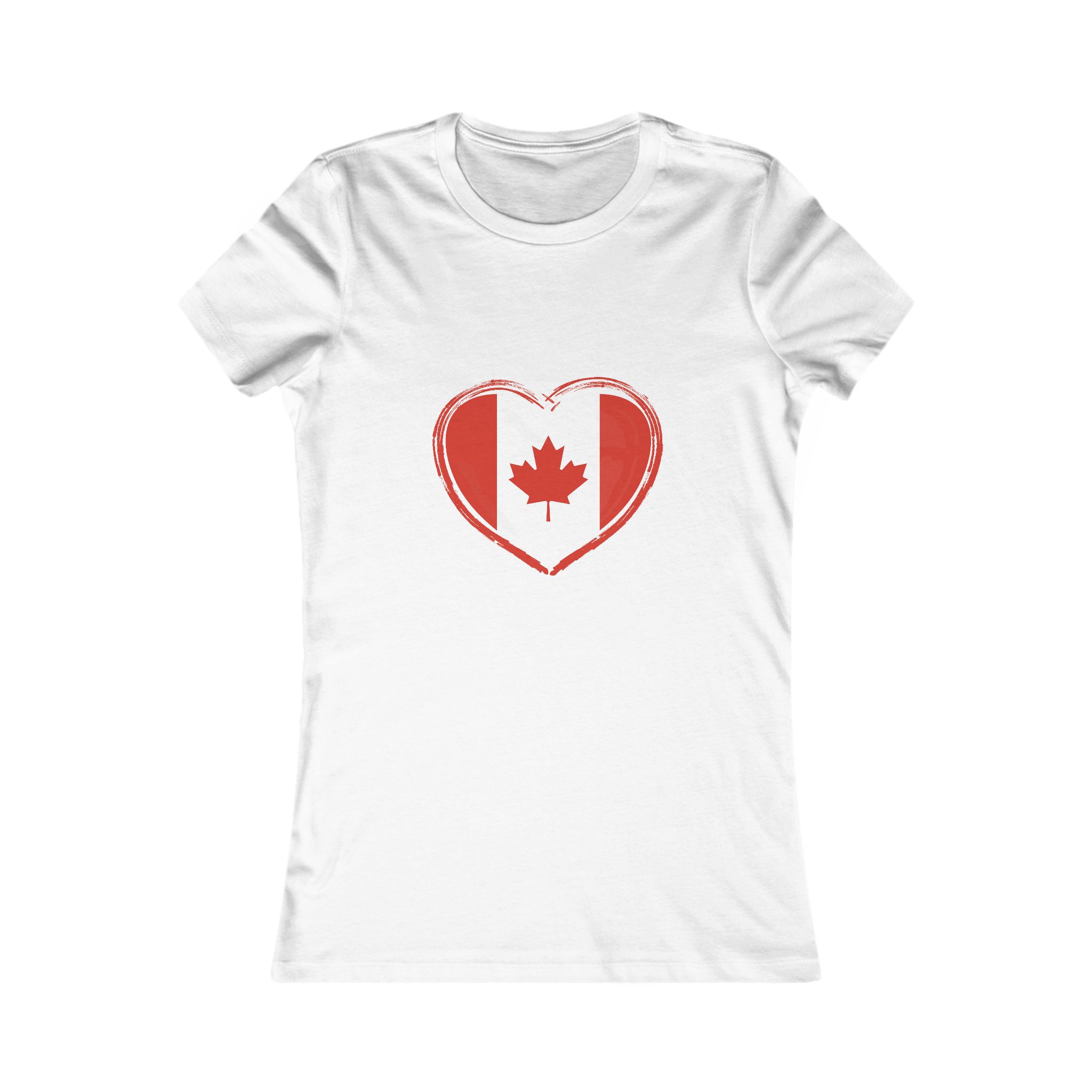 Canadian Flag Love Tee Canadian Flag Love Tee