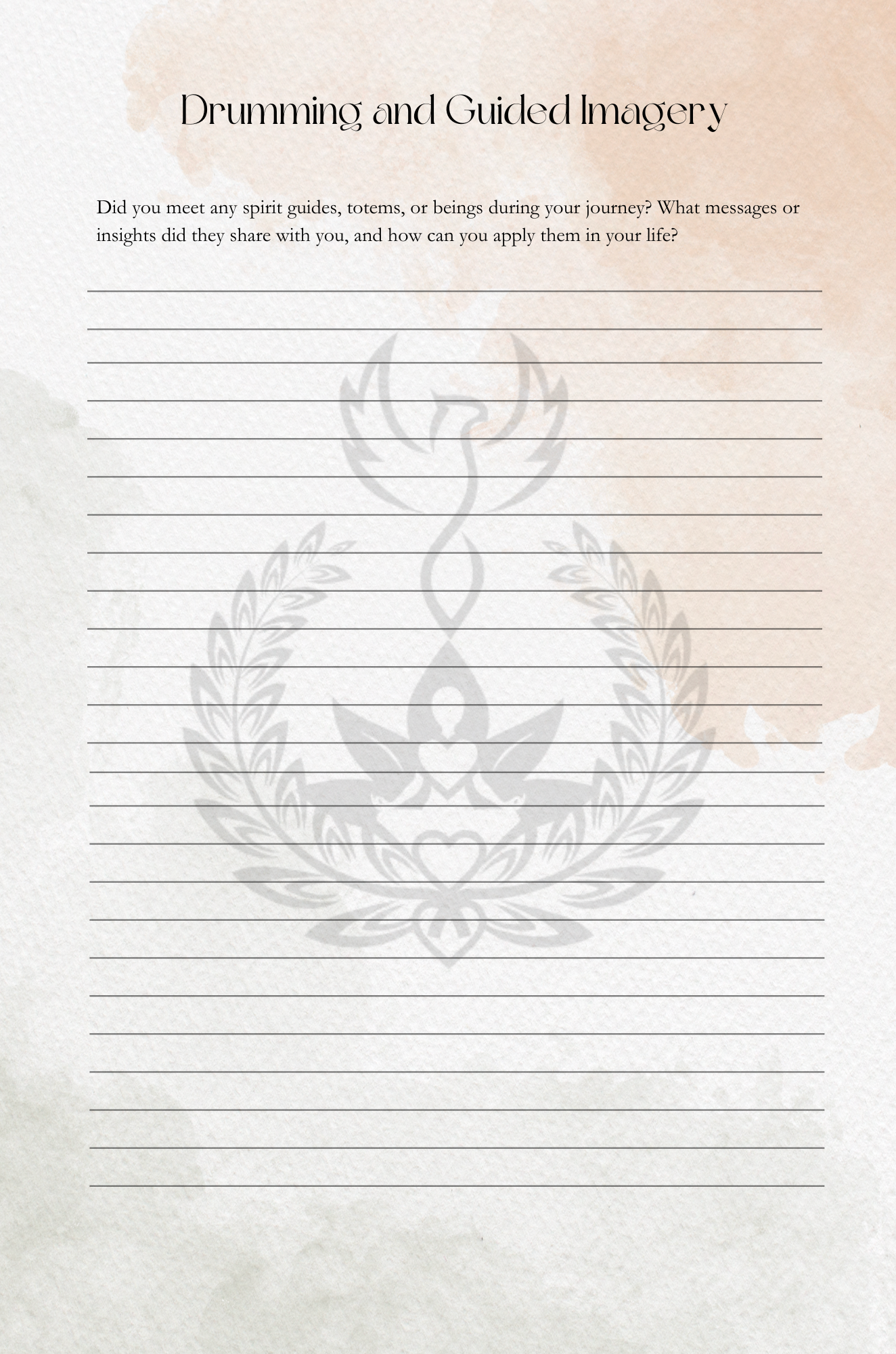 The Tapping In: Inspirational Digital Workbook Tapping Into Higher States Workbook