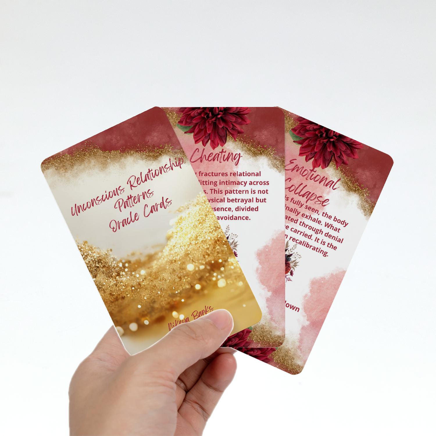 Unconscious Relationship Patterns Cards (2.75" × 4.75") Unconscious Love Patterns